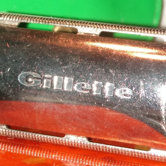 📦vintage box:1950's VINTAGE mini travel GILLETTE - Picture 10 of 16